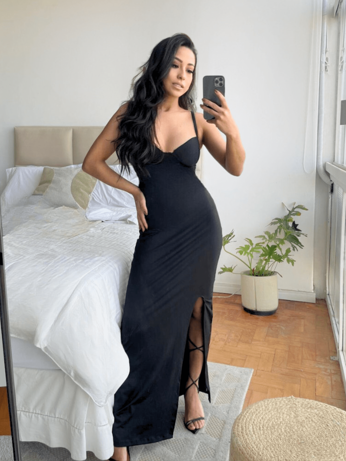 VEST-LONGO-BOJO-ROMANO - PRETO